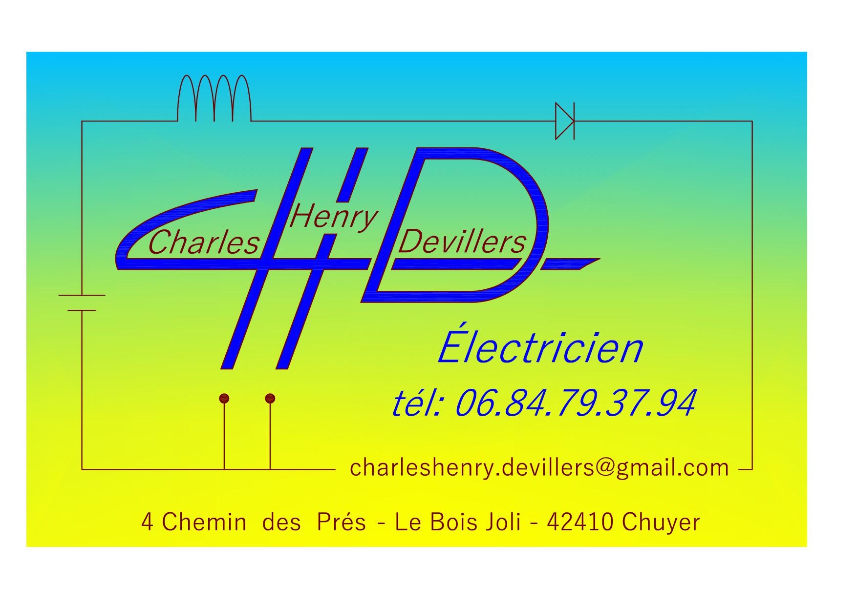 Charles Henry Devillers - carte de visite