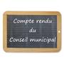 Ardoise - Compte rendu conseil municipal